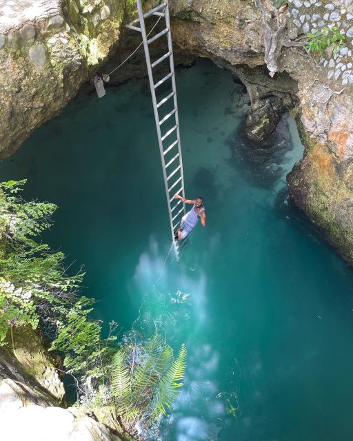 Blue Hole Mineral Spring and Ricks Cafe Private Tour - Pickup and Drop-off Services