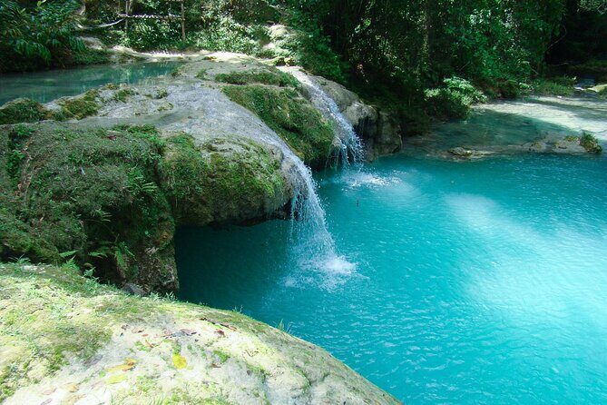 Blue Hole Secret Fall and Dunn's River Falls Combo Tour Ocho Rios - Jamaican Cuisine and Rest Stops
