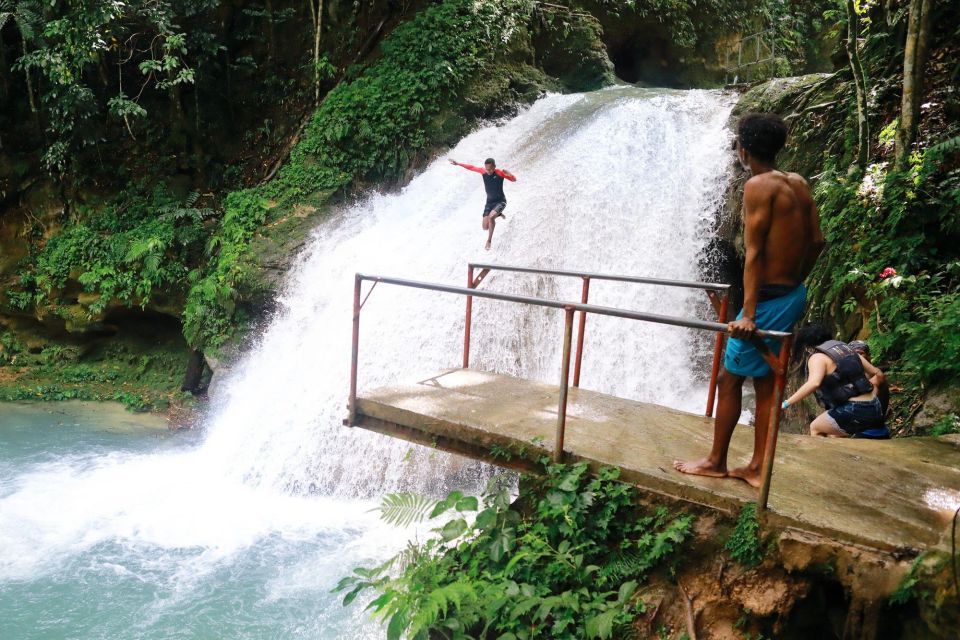 Blue Hole Secret Falls Private Tour With Transportation - Adventure Activities in the Rainforest