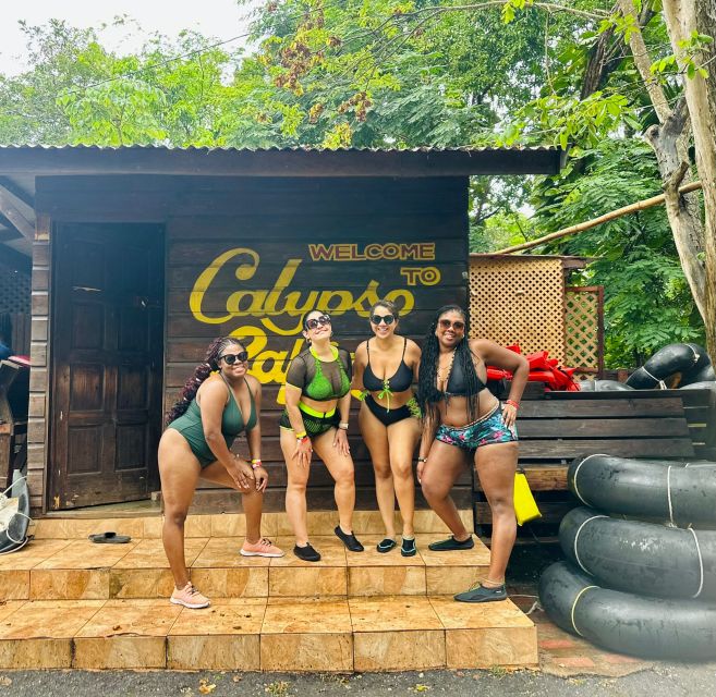 Blue Hole, Secret Falls, River Tubing With Private Transport - Jumping Into the Deep Pool