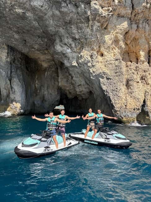 Blue Lagoon & Crystal Lagoon Jet Ski Tour with Photos - The Perfect Introduction to Malta’s Water Wonders