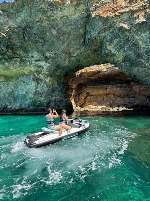Blue Lagoon & Crystal Lagoon Jet Ski Tour with Photos - Exploring Sea Caves & Snorkeling