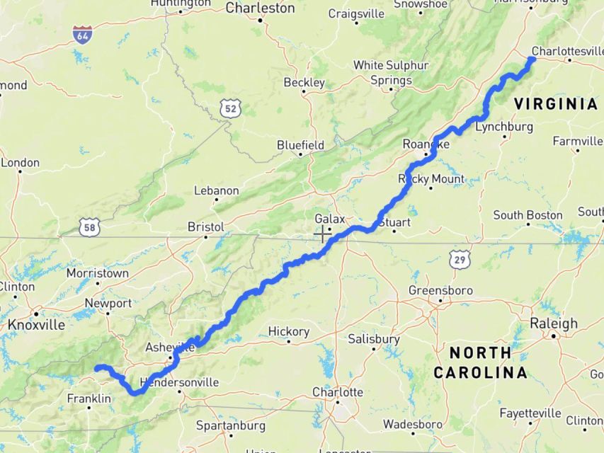 Blue Ridge Parkway: Driving Tour - Key Points
