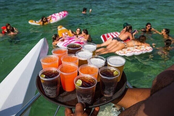 Boat Party with Drinks and Snacks with Transportation Included - All-Inclusive Comfort and Value
