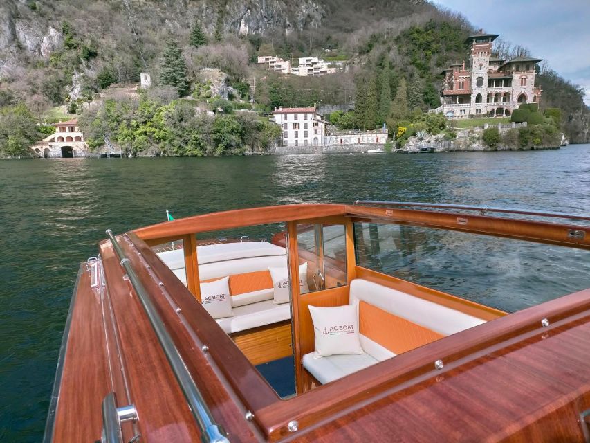 Boat Tour From Menaggio by Classic Venetian Limousine - Important Information