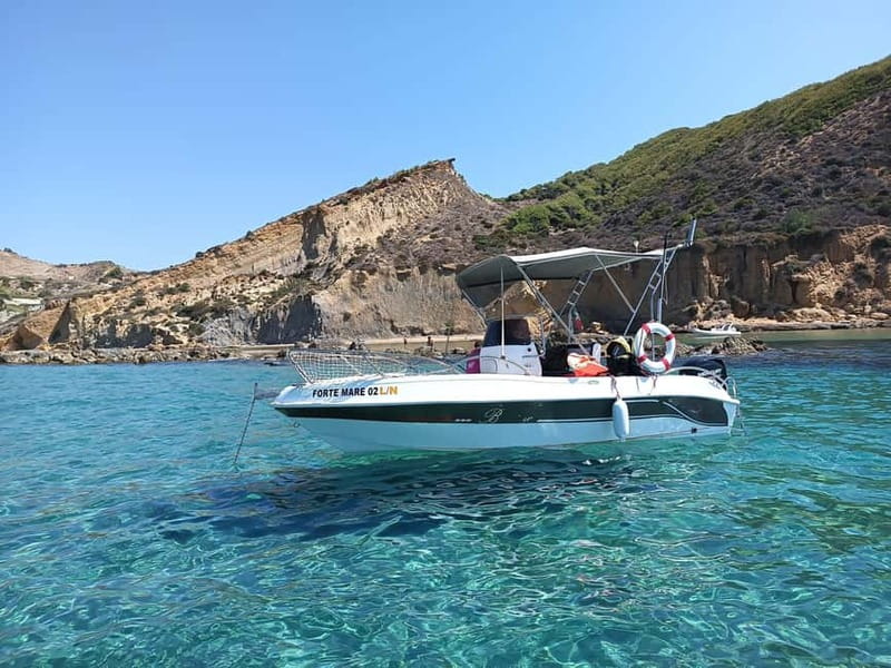 Boat tour of the Agrigento coast with licensed tour guide on board - Key Points  