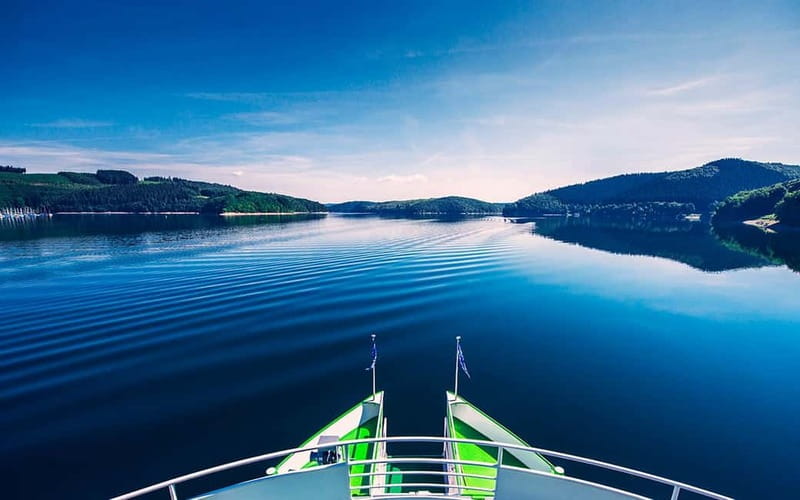 Boat trip on the Biggesee: lake romance in the Sauerland mountains! - Key Points