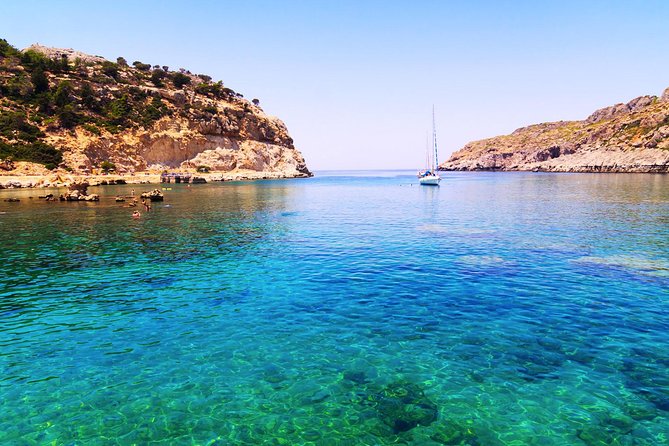 Boat Trip to Anthony Quinn, Kallithea & Traganou Bays - Trip Schedule and Duration