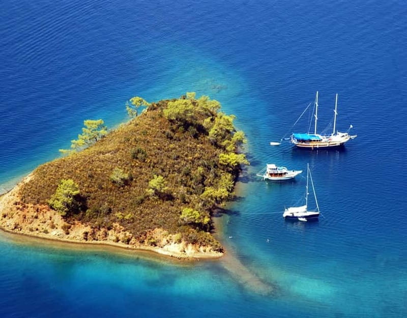 Bodrum: Karaada Boat Cruise with Lunch - In The Sum Up