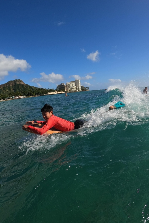 Bodyboard Lesson in Waikiki, Two Students to One Instructor - Key Points