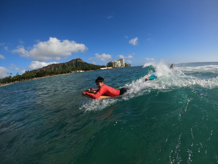 Bodyboard Lesson in Waikiki, Two Students to One Instructor - Inclusions