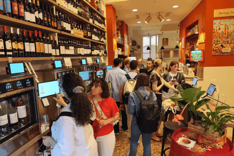 Bologna: Food and Wine Tasting With Interactive Game - Tasting the Local Wines