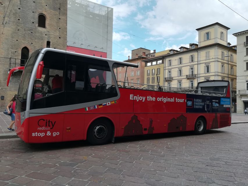 Bologna: Red Bus City Tour and Local Food Tasting - Booking Information and Policies