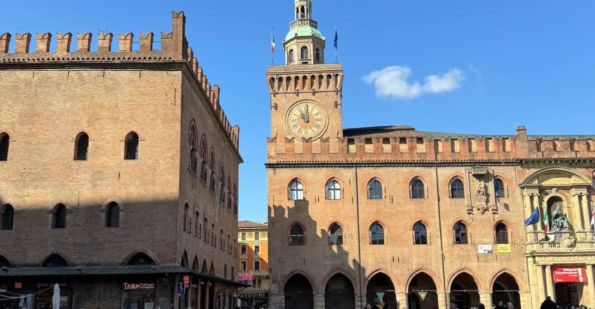 Bologna Walking Tour With Tower Sky View and Archiginnasio - Key Points