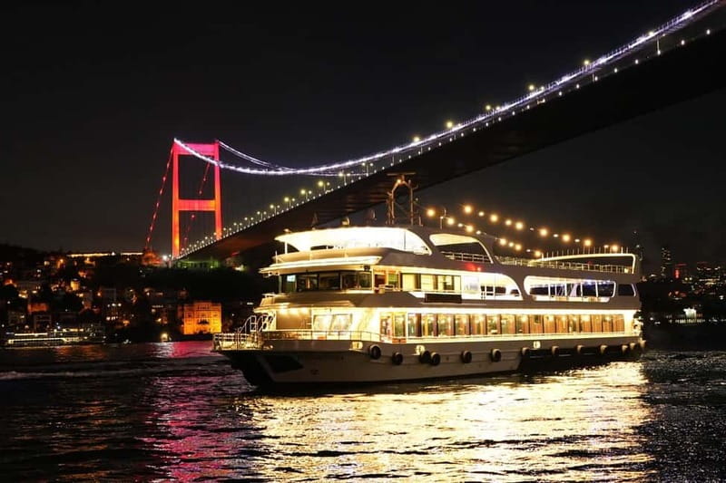 Bosphorus Cruise with Dinner, drinks, transfers - A Close Look at What the Experience Offers