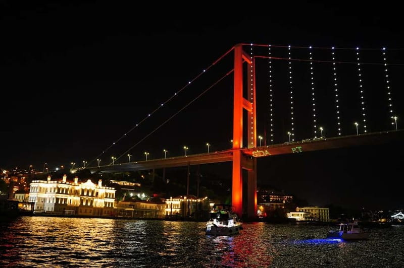 Bosphorus Cruise with Dinner, drinks, transfers - FAQs