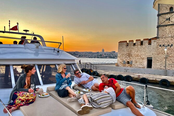Bosphorus Sunset Yacht Cruise With Snacks and Live Guide - Meeting and Drop-off