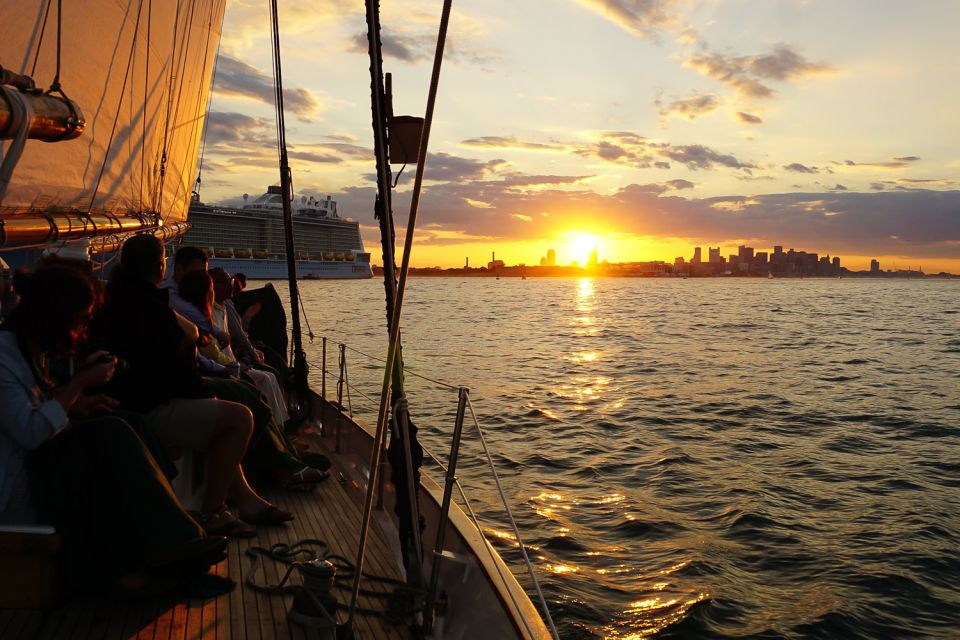 Boston: Harbor Champagne Sunset Sail From Rowes Wharf - Crew and Assistance Available