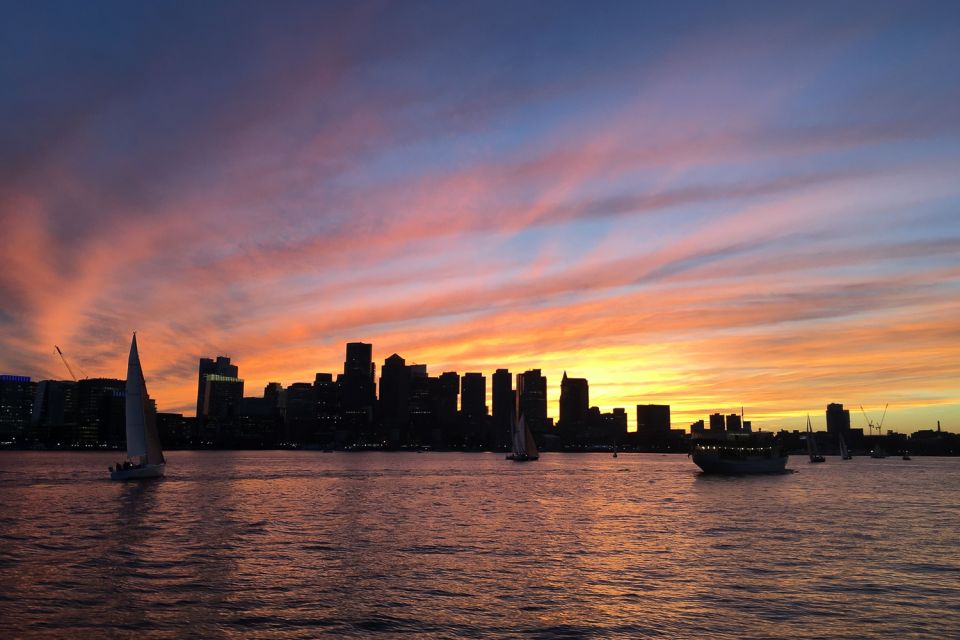 Boston: Harbor Champagne Sunset Sail From Rowes Wharf - Service Animals Permitted Policy