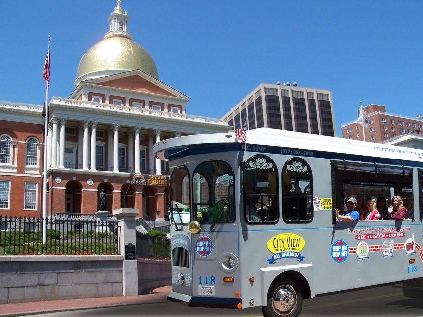 Boston: Hop-On, Hop-Off Trolley Ticket - Optional Boston Harbor Cruise