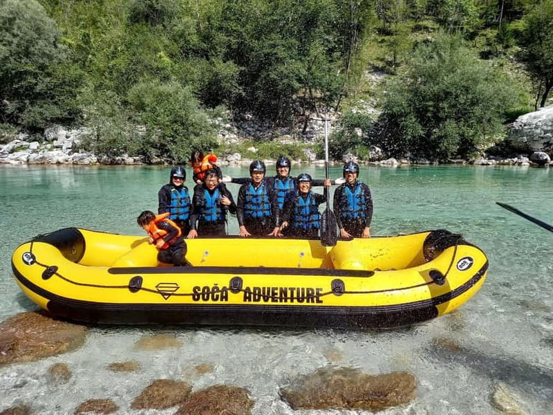 Bovec: Kinder Rafting on Soa River from 4years +FREE photos - FAQs