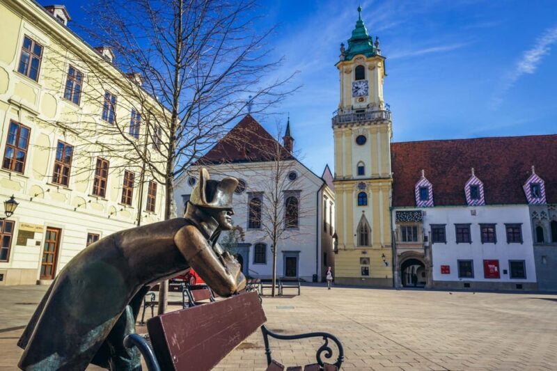 Bratislava Old Town Private Walking Tour with Danube Cruise - Key Points  