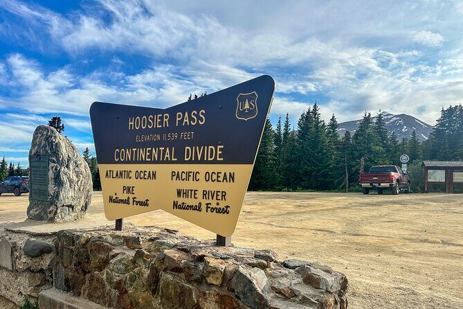 Breckenridge via Hoosier Pass Private Colorado Adventure Tour - Key Points