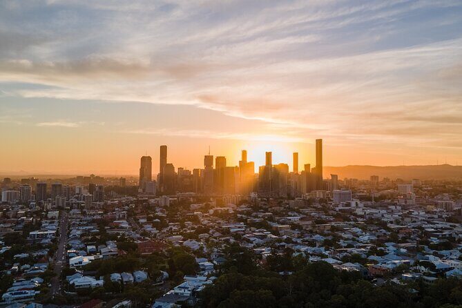 Brisbane City - Private Helicopter Sunset Flight - 25min - The Sum Up