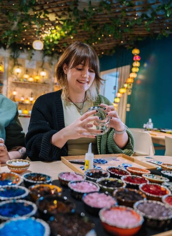 Brisbane: Mosaic Art Classes - Turkish Lamp Workshop - The Cultural Touch: Turkish Tea and Treats