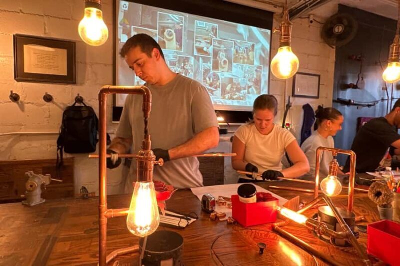 Brooklyn: Custom Copper Lamp Workshop - Practical Details and Tips