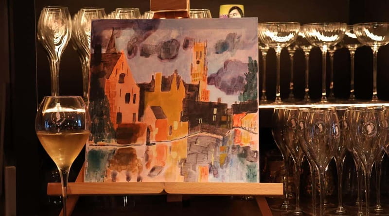 Bruges: Paint and Sip with Champagne and Chocolate - An Evening of Art and Flavors in Bruges