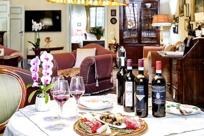 Brunello di Montalcino Wine Tasting with Tuscan appetizer in ancient residence - Key Points