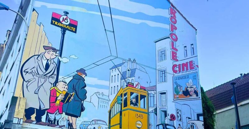 Brussels: 2 Hours Private Walking Tour of the Comics Walls - Tour Itinerary