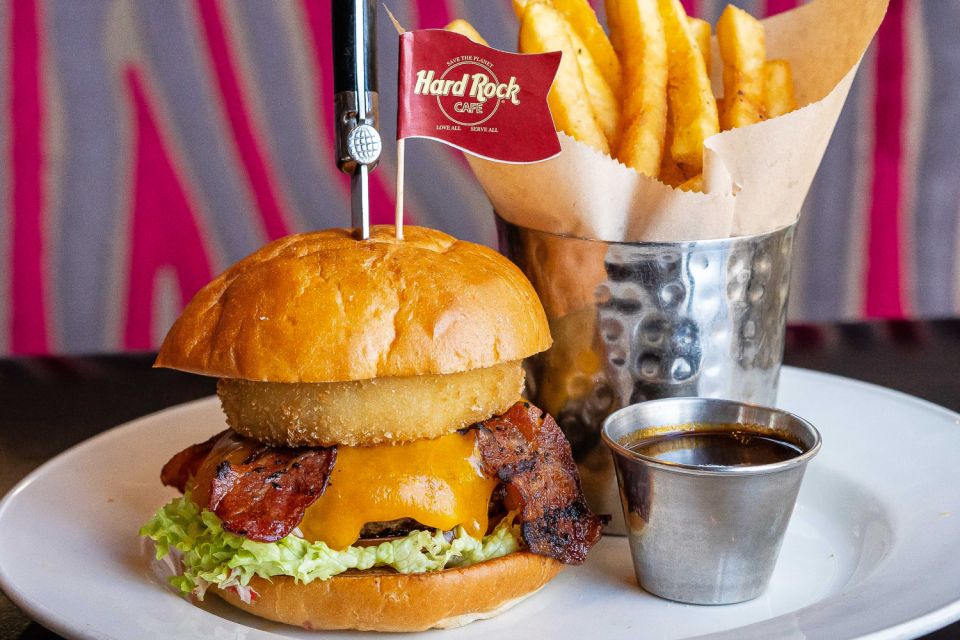 Brussels: Hard Rock Cafe with Set Menu for Lunch or Dinner - Key Points