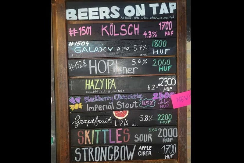 Budapest: 9-tier Hungarian & Craft Beer Tasting w/ snacks - Frequently Asked Questions