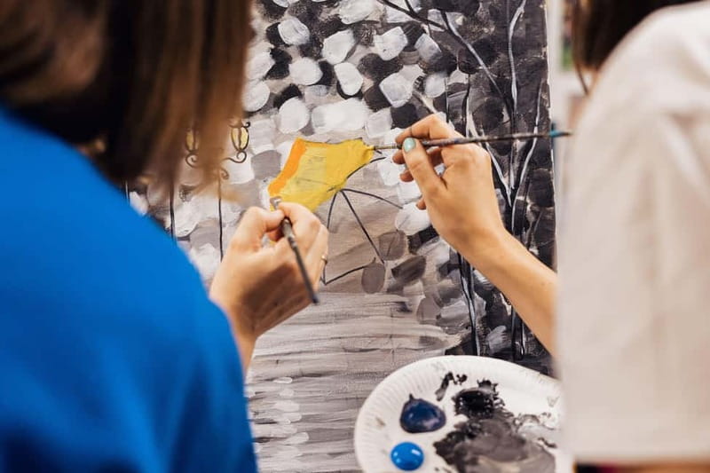 Budapest: Paint and sip experience - The Atmosphere and Setting