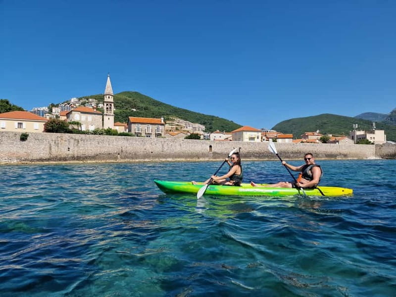 Budva: SUP/kayak tour to Sv.Nikola island caves - Key Points