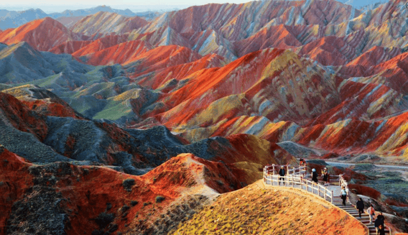 By Bullet Train From Lanzhou to Zhangye Rainbow Mountain - Itinerary Details