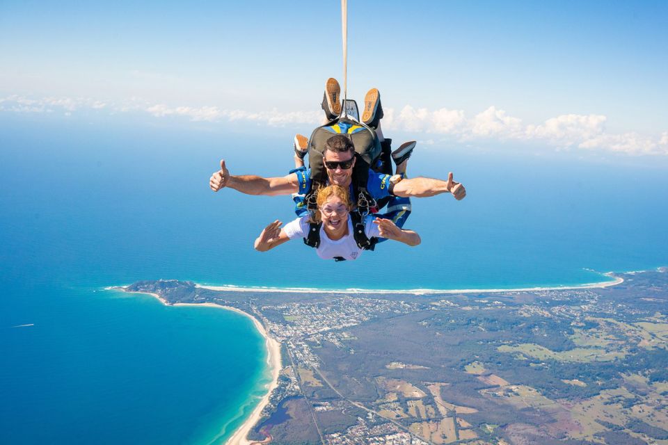Byron Bay Tandem Skydive With Transfer Options - Key Points