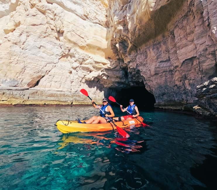 CABO DE GATA: GUIDED KAYAK ROUTE + SNORKEL + FREE PHOTOS - Key Points