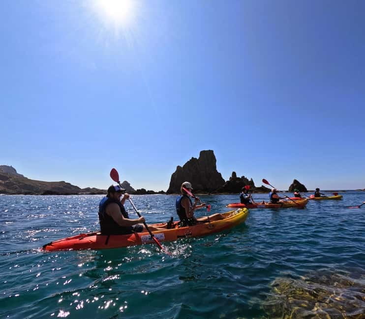 CABO DE GATA: GUIDED KAYAK ROUTE + SNORKEL + FREE PHOTOS - Who Will Love It