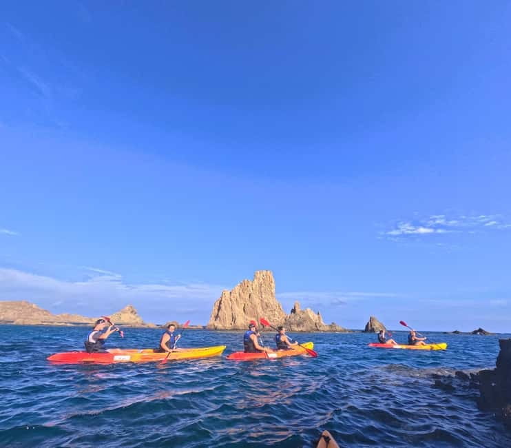 CABO DE GATA: GUIDED KAYAK ROUTE + SNORKEL + FREE PHOTOS - FAQ