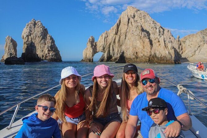 Cabo San Lucas Arch Tour and we go down to Playa del Amor - The Group Dynamics and Small-Group Vibe