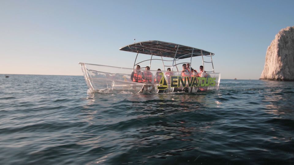 Cabo San Lucas: Guided Tour, Glass-Bottom Boat & Camel Ride - Glass-Bottom Boat Adventure