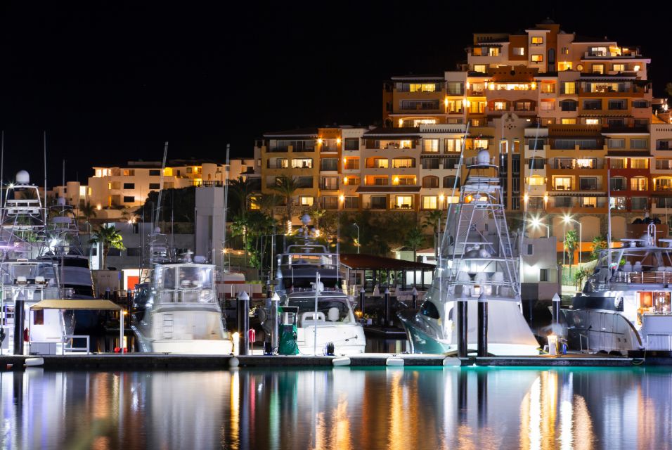 Cabo San Lucas: Sunset Dinner Cruise With Domestic Open Bar - Key Points