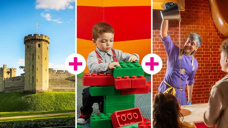 Cadbury World & LEGOLAND Discovery & Warwick Castle - Immersive Historical Experiences