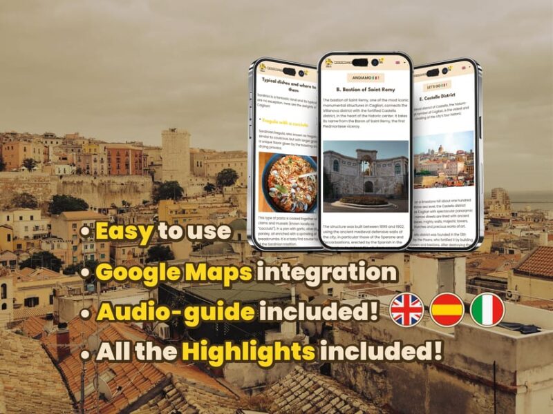 Cagliari: Digital Guide Made With a Local for a Walking Tour - Guided Walking Tour Experience