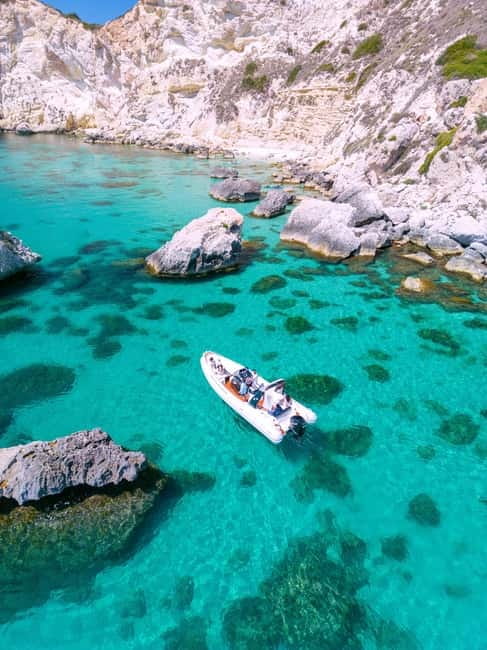 Cagliari: Full day Boat Tour; 6 Swim Stops, Sip & Snorkel - An Authentic Sardinian Sea Adventure  