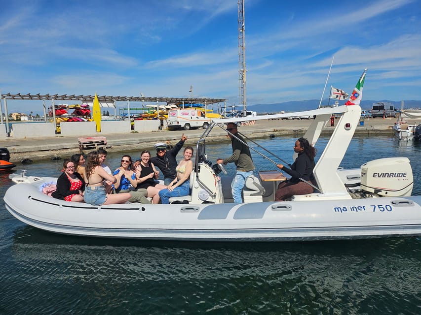 Cagliari: Sella Del Diavolo Boat Magic Tour Drink & Snacks - Included Amenities