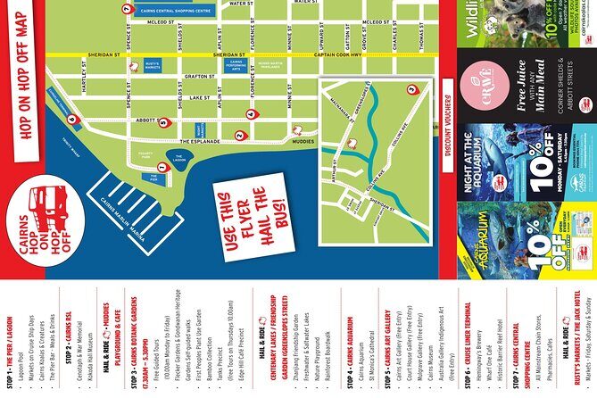 Cairns Hop on Hop Off - Key Points